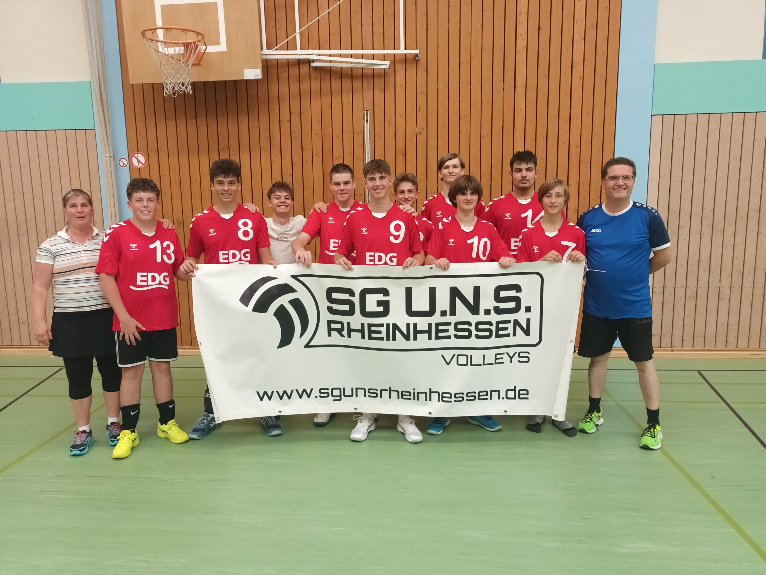 Beide U18-Teams der SG U.N.S. Rheinhessen „Volleys“ für Rheinhessenendrunde qualifiziert